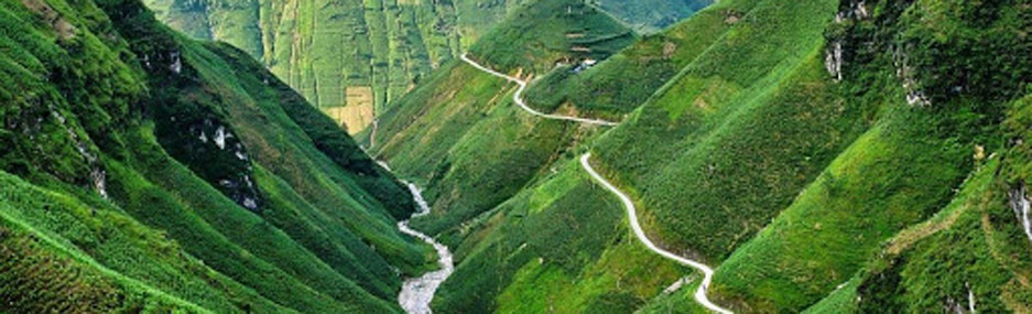 bike tour route in Ha Giang, vietnam